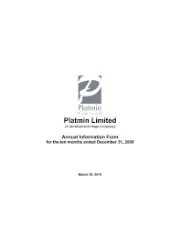 Job postings released by the Platmin Limited.