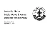 Louisville Metro Department of Transportation and Mobility