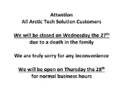 Job postings released by the Arctic Tech Solutions.