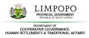 Job postings released by the Limpopo Department of Cooperative Governance, Human Settlements and Traditional Affairs.